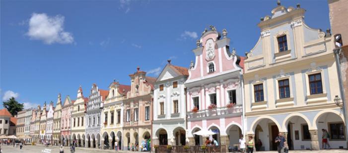 فندق Ubytovani U Seniglu Telč المظهر الخارجي الصورة